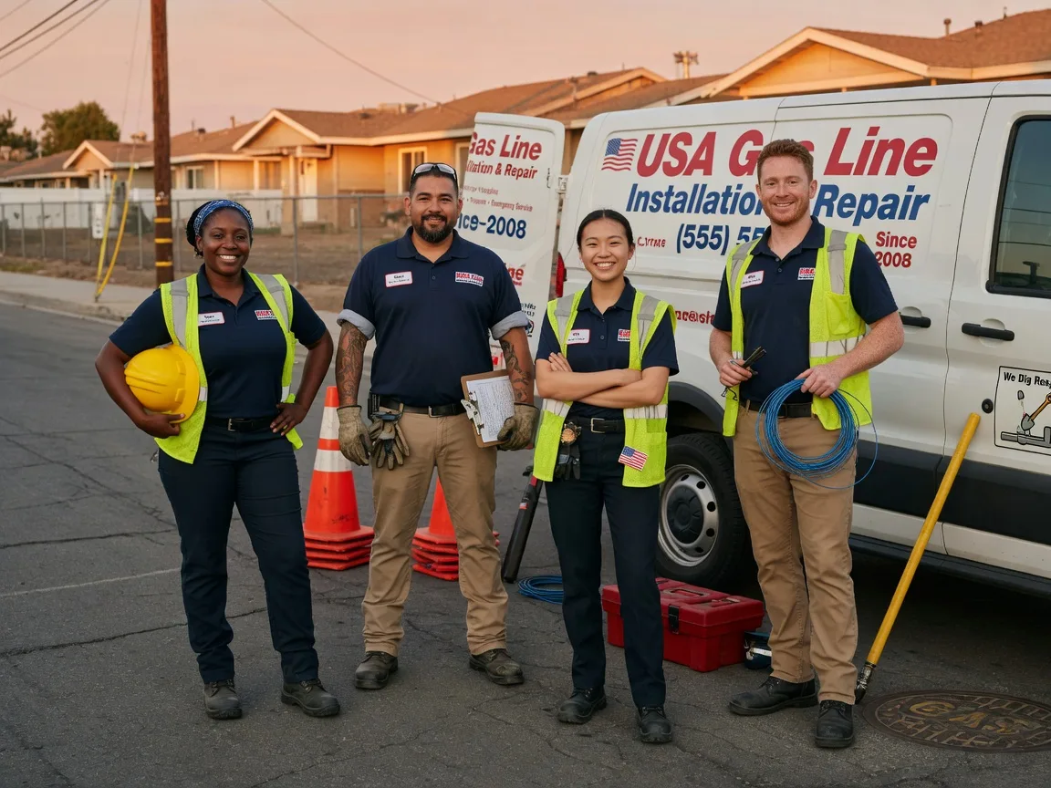 Gas Line Installation company in Worthville, PA